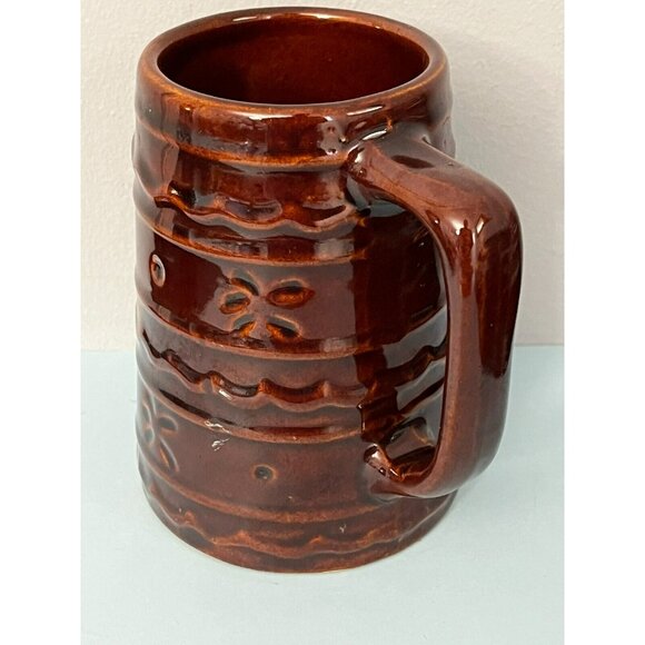 1950s Marcrest Daisy Dot Ceramic Stein Mug Oven Proof No Chips Cracks USA - Picture 2 of 9